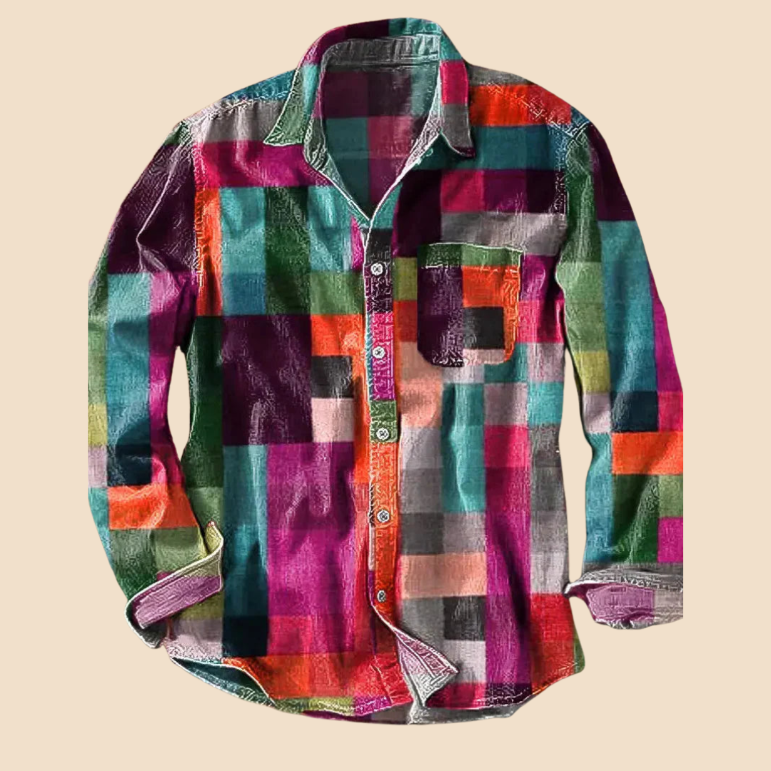 LENOIR | Camisa Retro Multicolor (Unisex) - vittoria stile