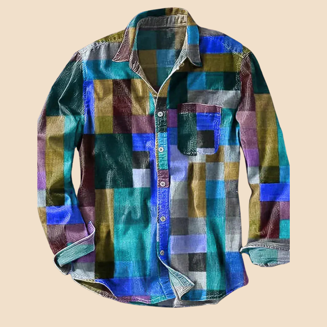 LENOIR | Camisa Retro Multicolor (Unisex) - vittoria stile