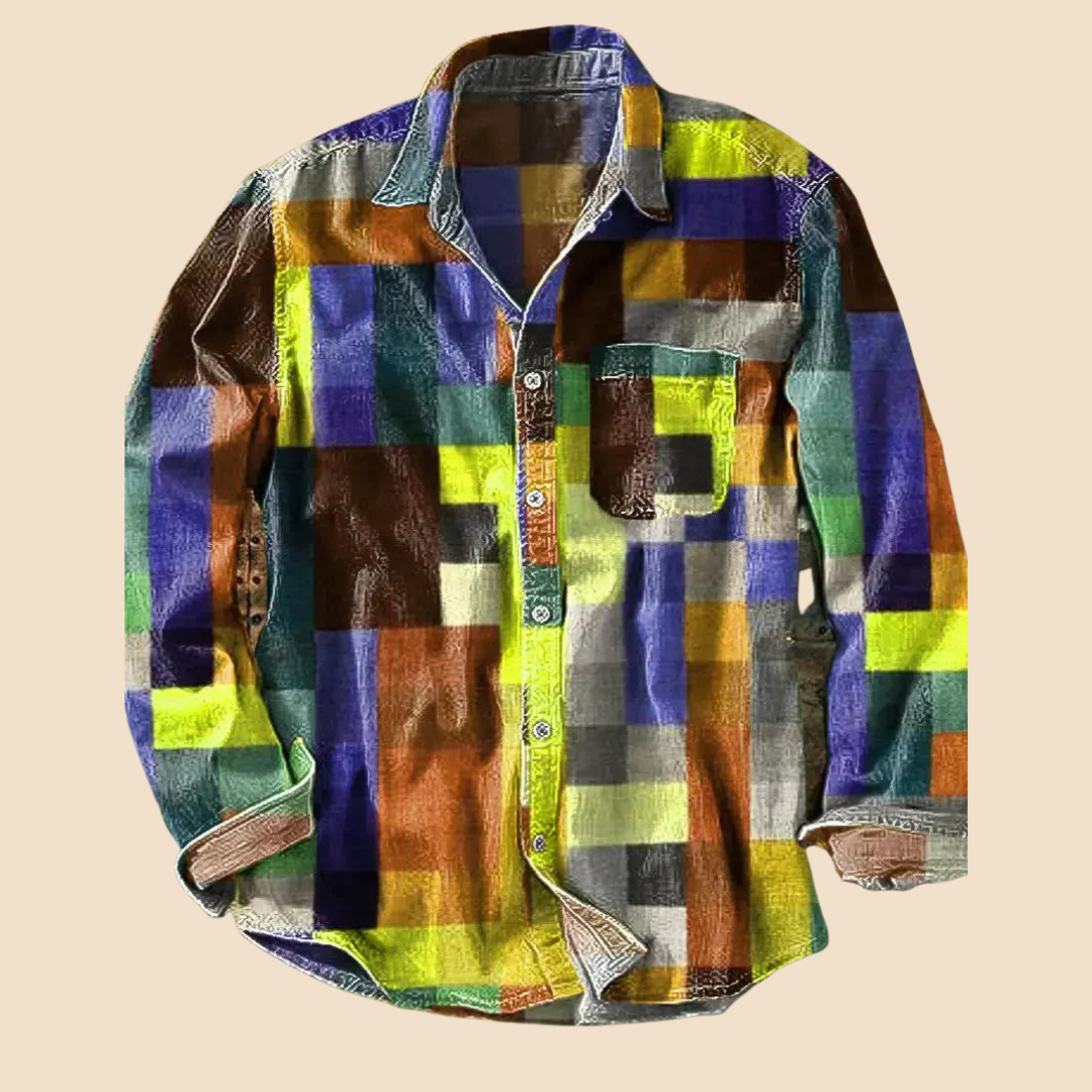 LENOIR | Camisa Retro Multicolor (Unisex) - vittoria stile