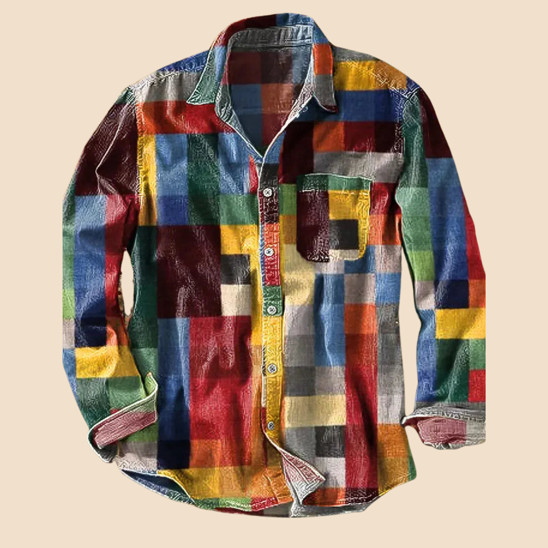 LENOIR | Camisa Retro Multicolor (Unisex) - vittoria stile
