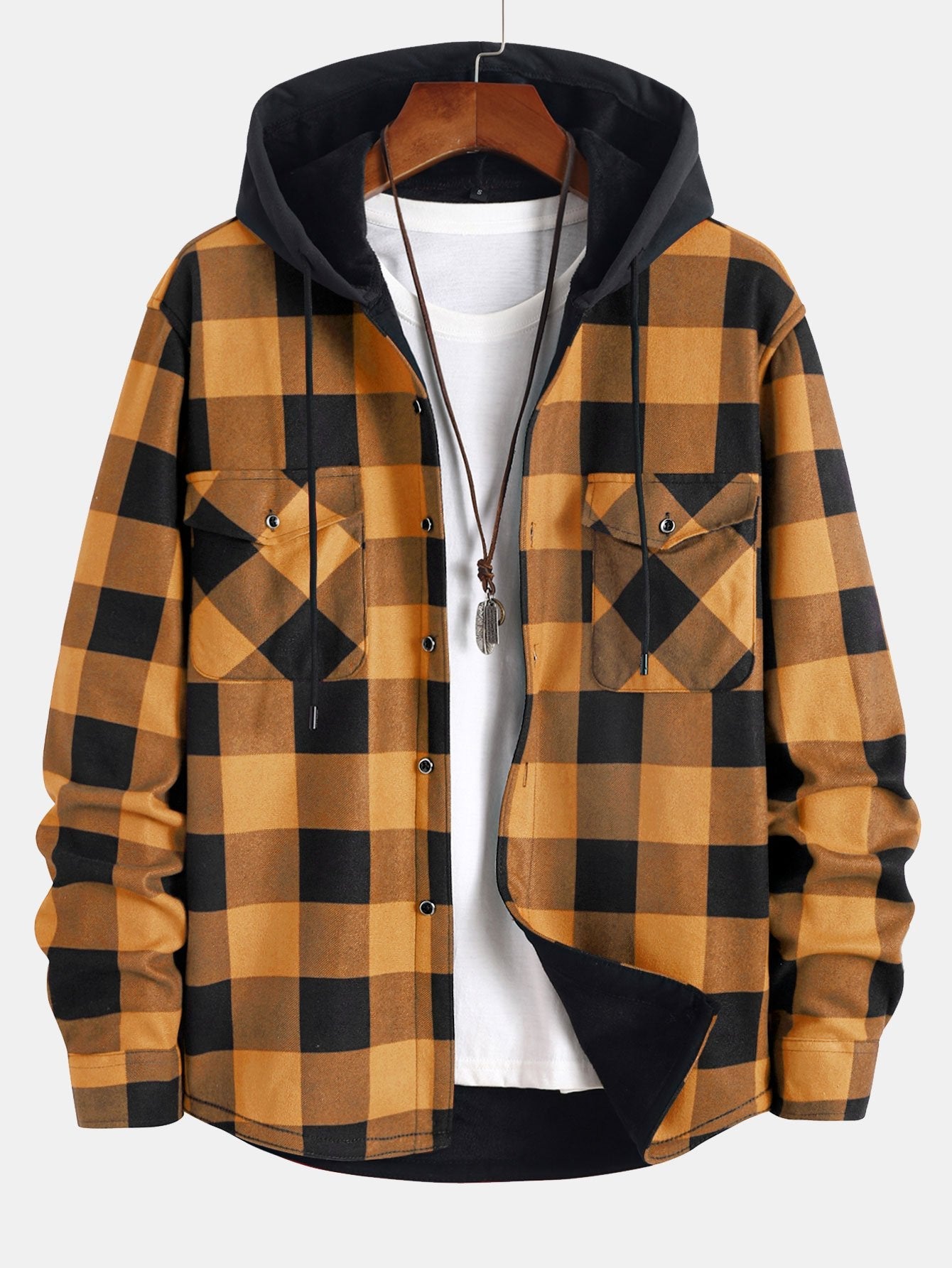 Luca™ - Flanell gefütterte Fleece - Weste gefüttert mit Shirt - vittoria stile