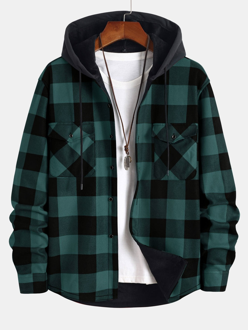 Luca™ - Flanell gefütterte Fleece - Weste gefüttert mit Shirt - vittoria stile