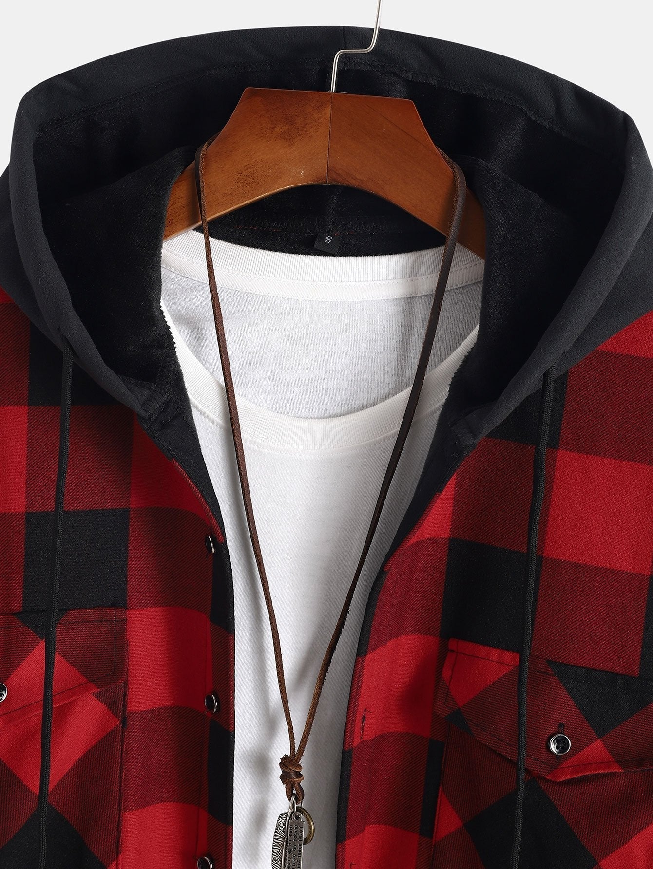 Luca™ - Flanell gefütterte Fleece - Weste gefüttert mit Shirt - vittoria stile