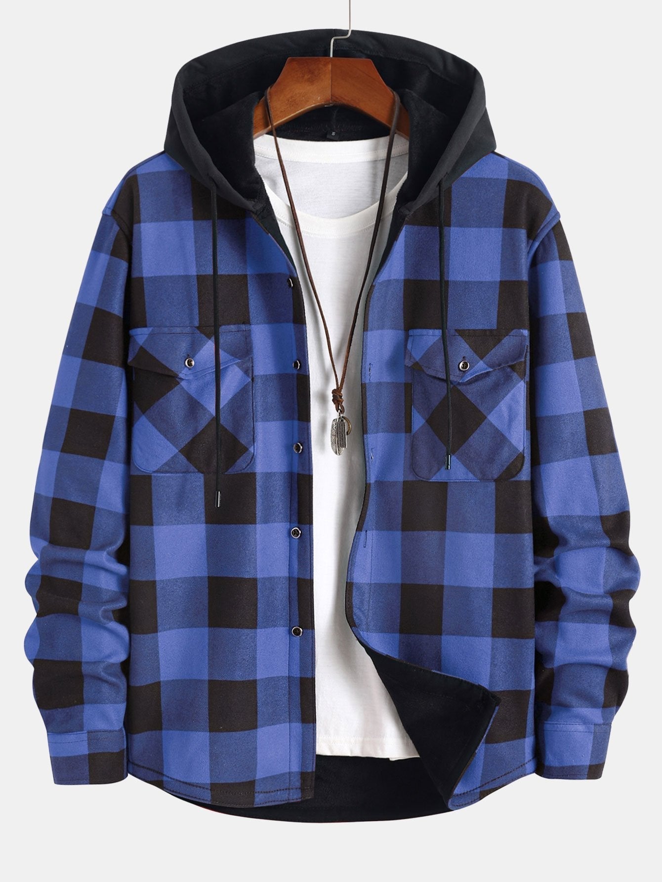 Luca™ - Flanell gefütterte Fleece - Weste gefüttert mit Shirt - vittoria stile