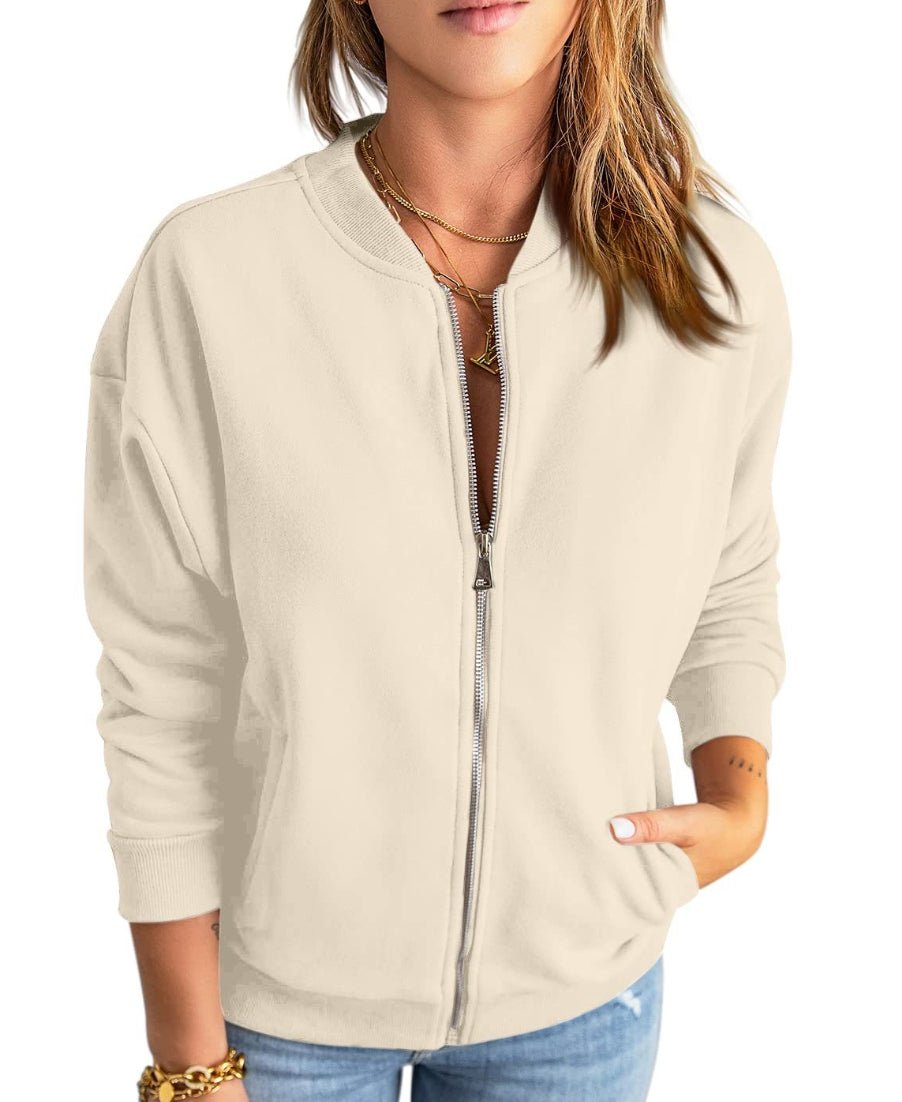 Luciana | Chaqueta Bomber de Ante - vittoria stile