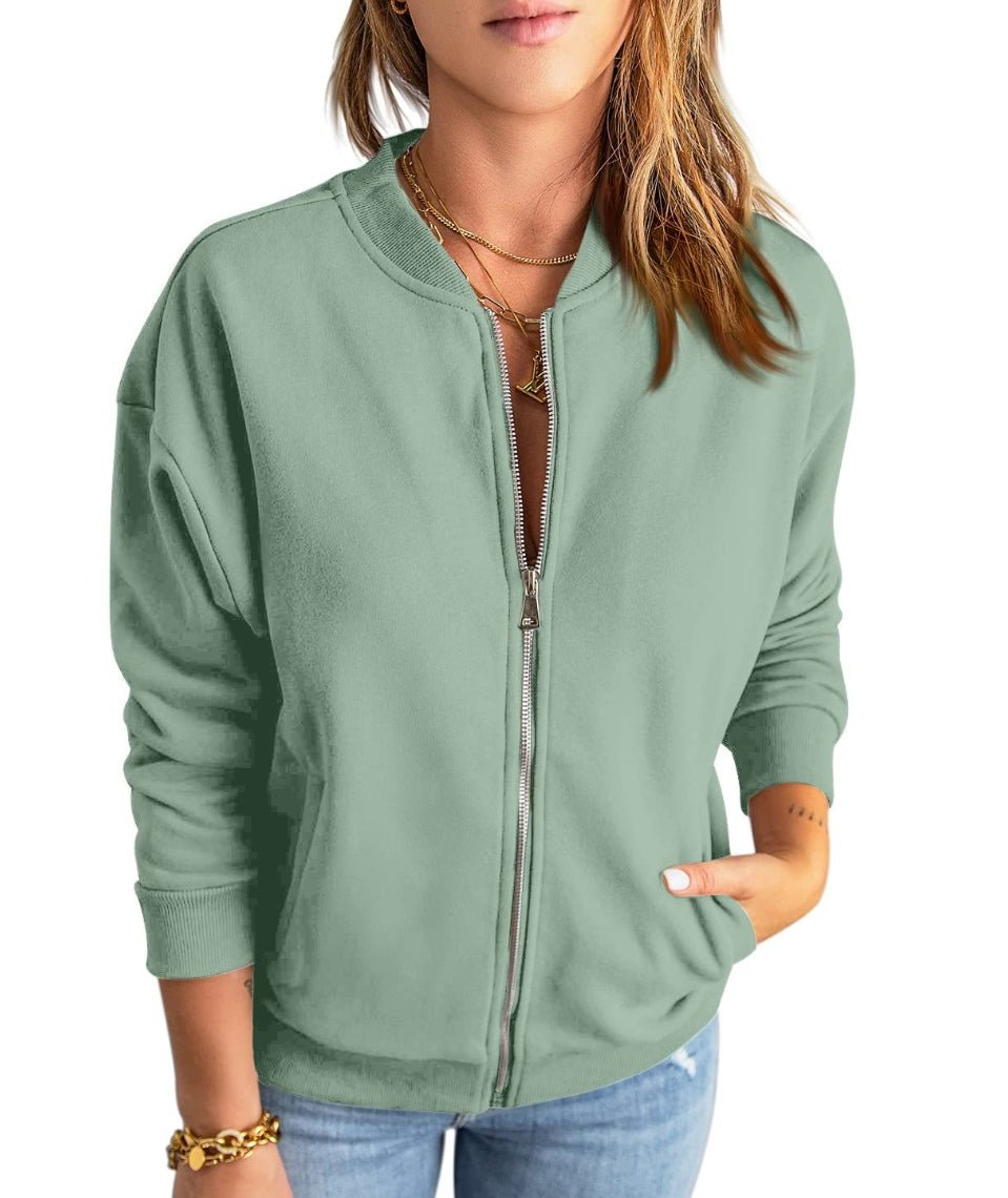 Luciana | Chaqueta Bomber de Ante - vittoria stile