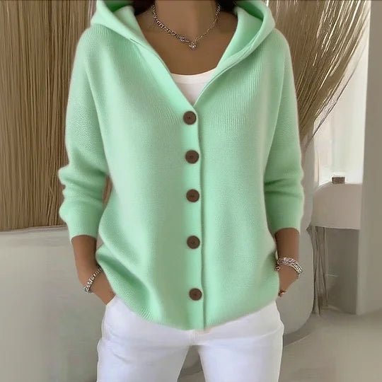 LUNA™|CARDIGAN À CAPUCHE - vittoria stile