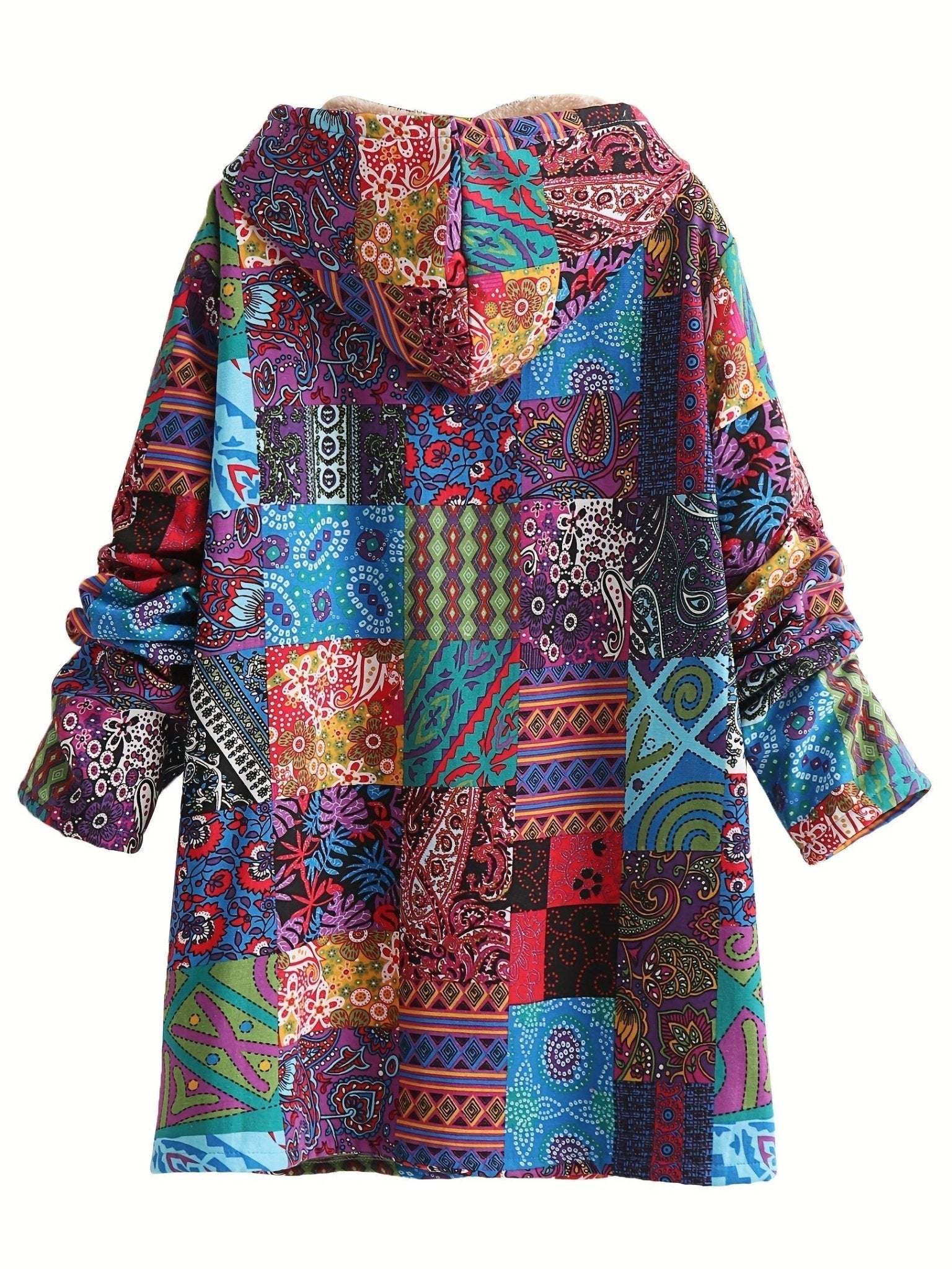 LYDIA™|CAPPOTTO PATCHWORK BOHO - vittoria stile