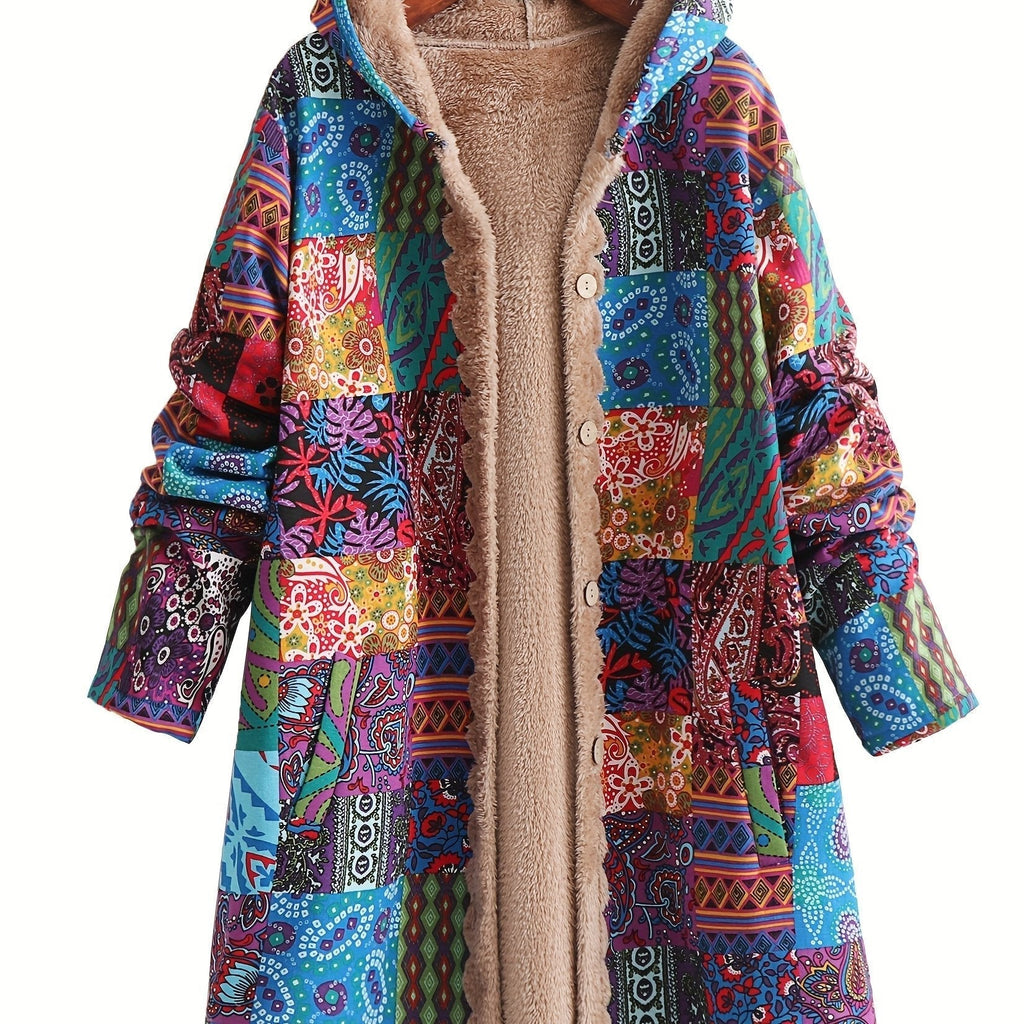 LYDIA™|CAPPOTTO PATCHWORK BOHO - vittoria stile