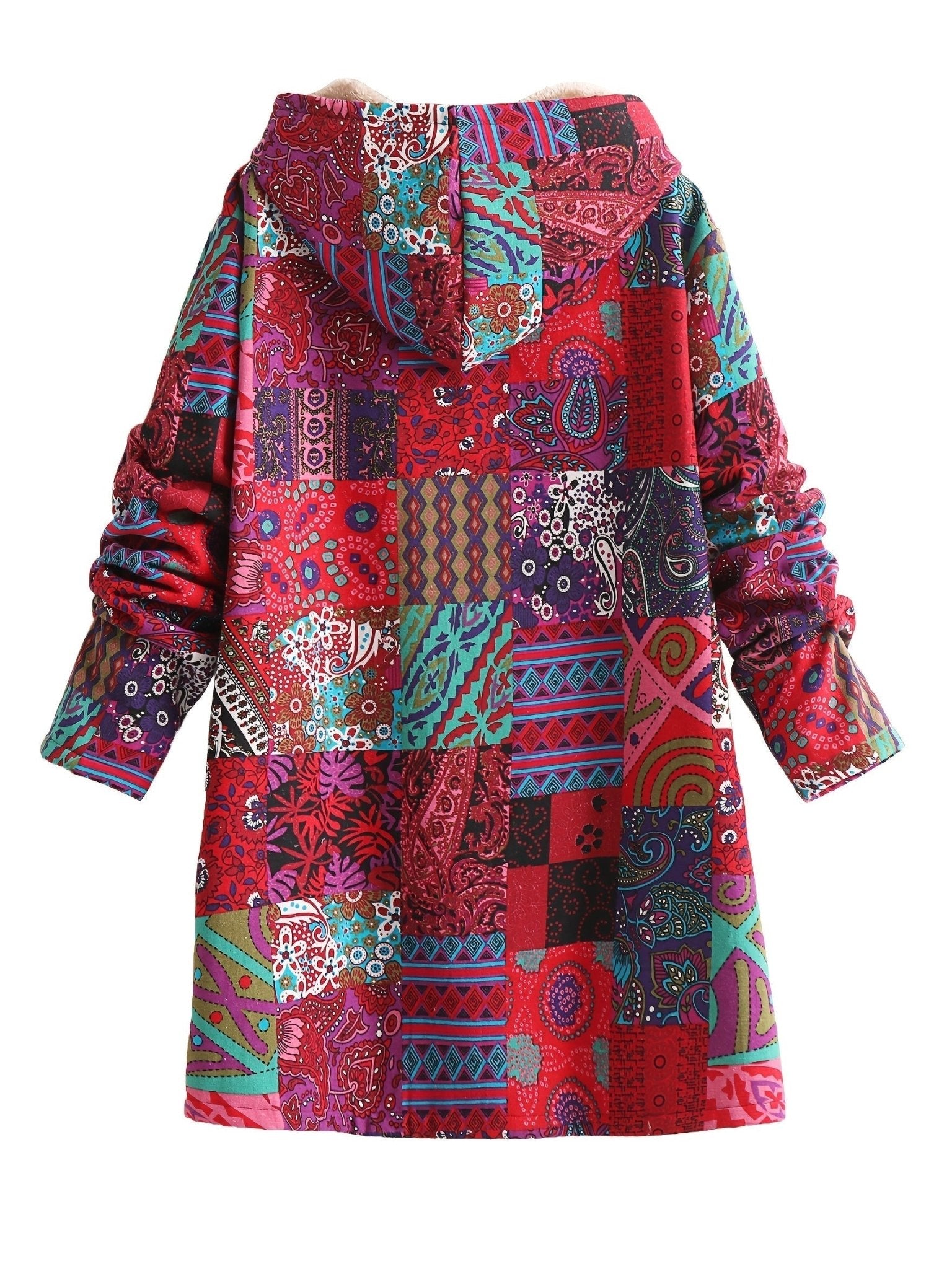 LYDIA™|CAPPOTTO PATCHWORK BOHO - vittoria stile