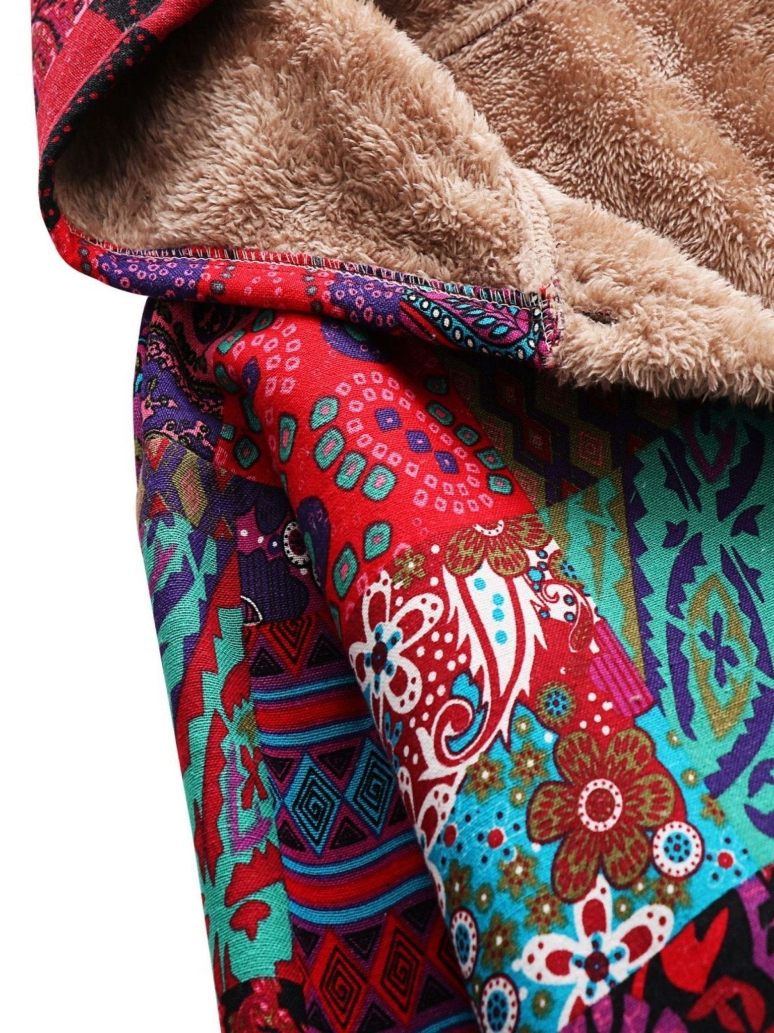 LYDIA™|CAPPOTTO PATCHWORK BOHO - vittoria stile