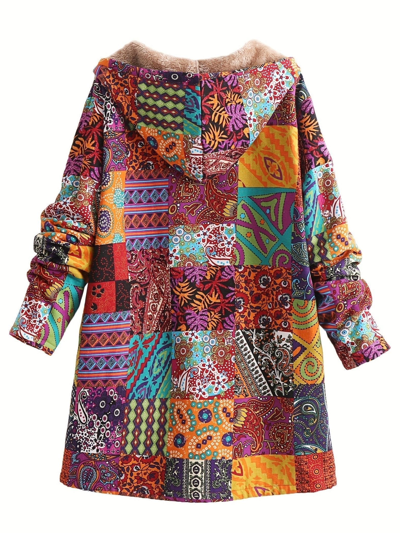 LYDIA™|CAPPOTTO PATCHWORK BOHO - vittoria stile