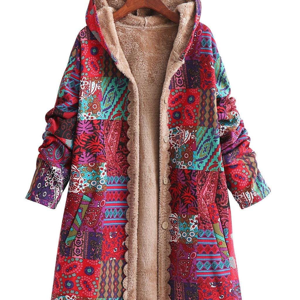 LYDIA™|CAPPOTTO PATCHWORK BOHO - vittoria stile