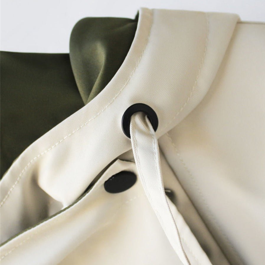 Mariel | Chaqueta con Capucha Bicolor - vittoria stile