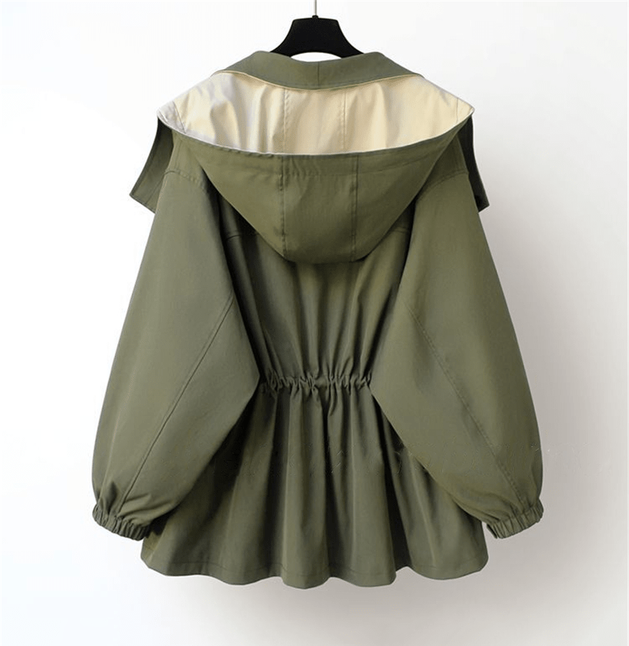 Mariel | Chaqueta con Capucha Bicolor - vittoria stile