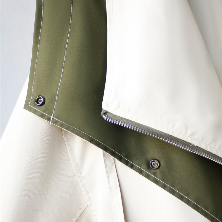 Mariel | Chaqueta con Capucha Bicolor - vittoria stile