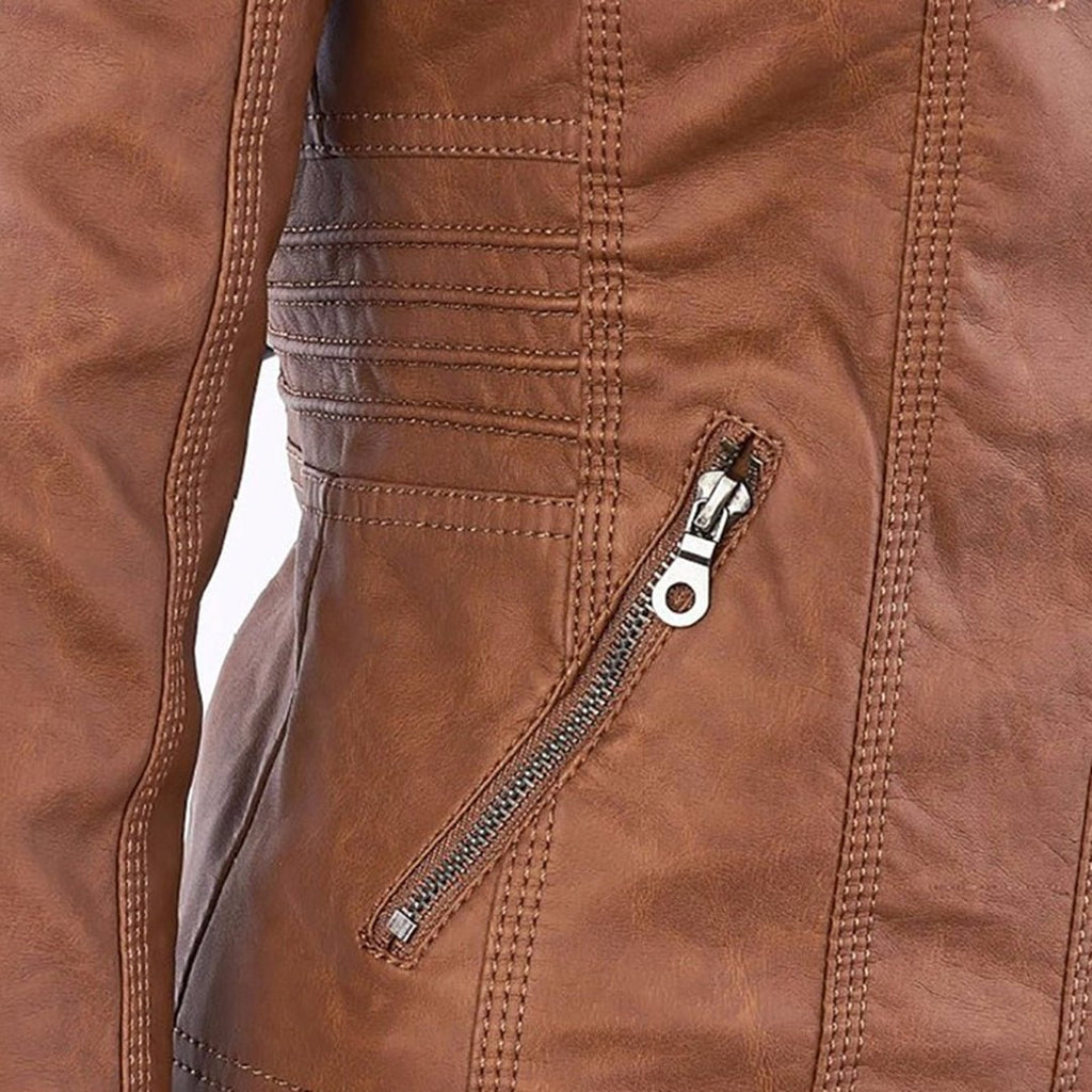 Marvella™ | Chaqueta de cuero elegante - vittoria stile