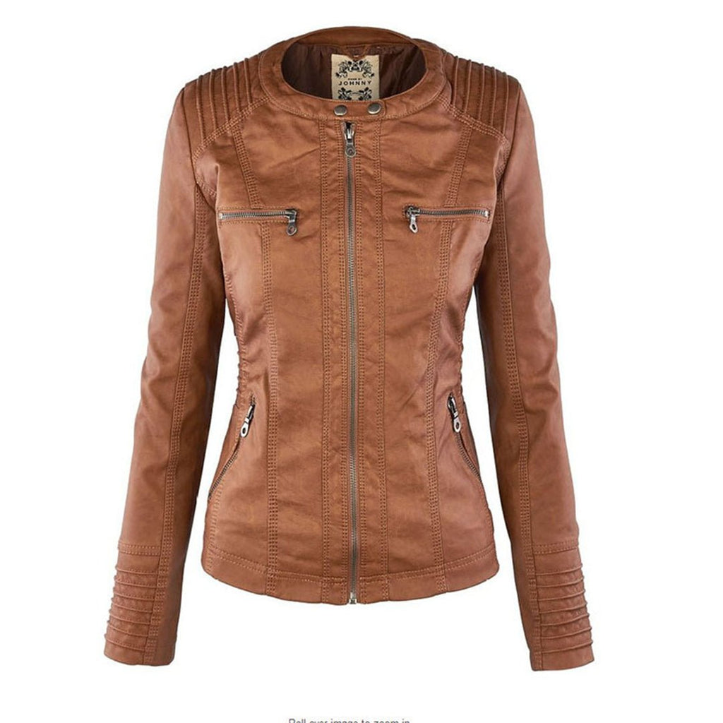 Marvella™ | Chaqueta de cuero elegante - vittoria stile
