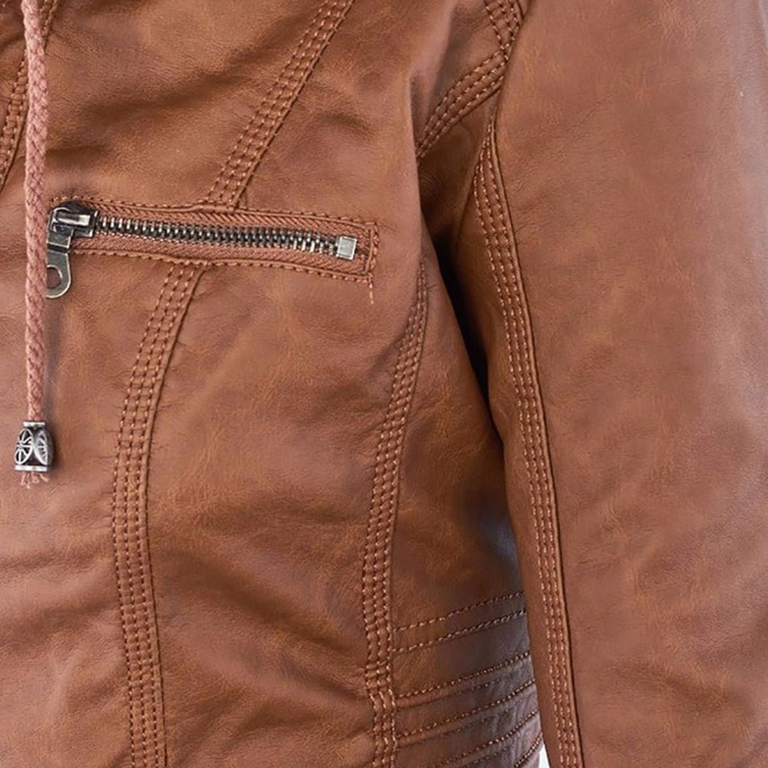 Marvella™ | Chaqueta de cuero elegante - vittoria stile