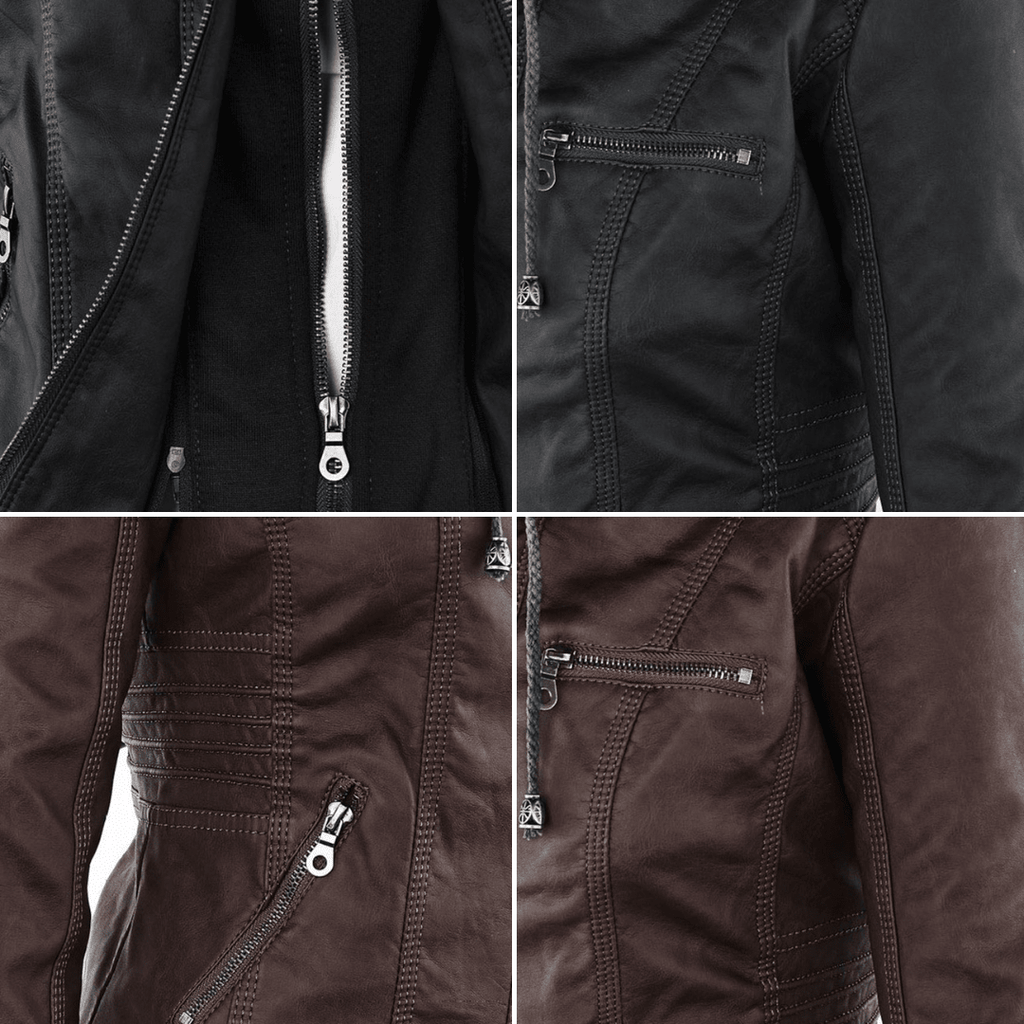 Marvella™ | Chaqueta de cuero elegante - vittoria stile