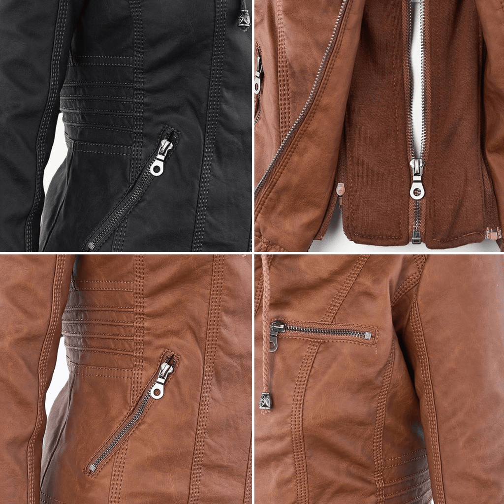 Marvella™ | Chaqueta de cuero elegante - vittoria stile