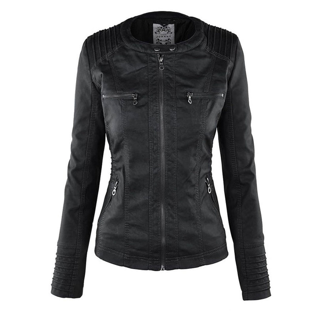 Marvella™ | Chaqueta de cuero elegante - vittoria stile
