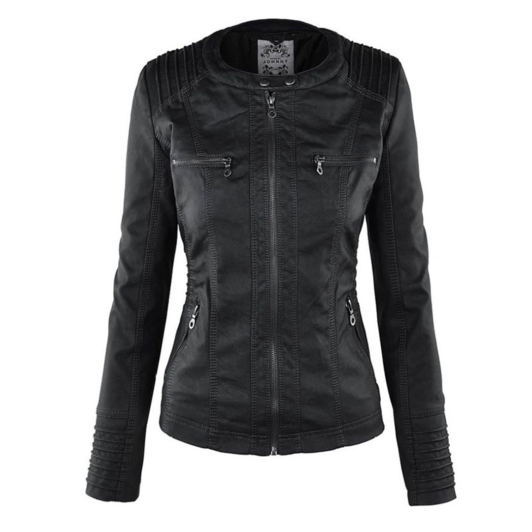 Marvella™ | Chaqueta de cuero elegante - vittoria stile