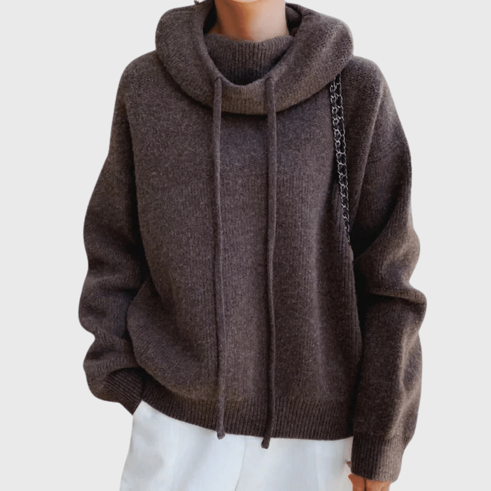 MARZIA™|FELPA CON CAPPUCCIO - vittoria stile