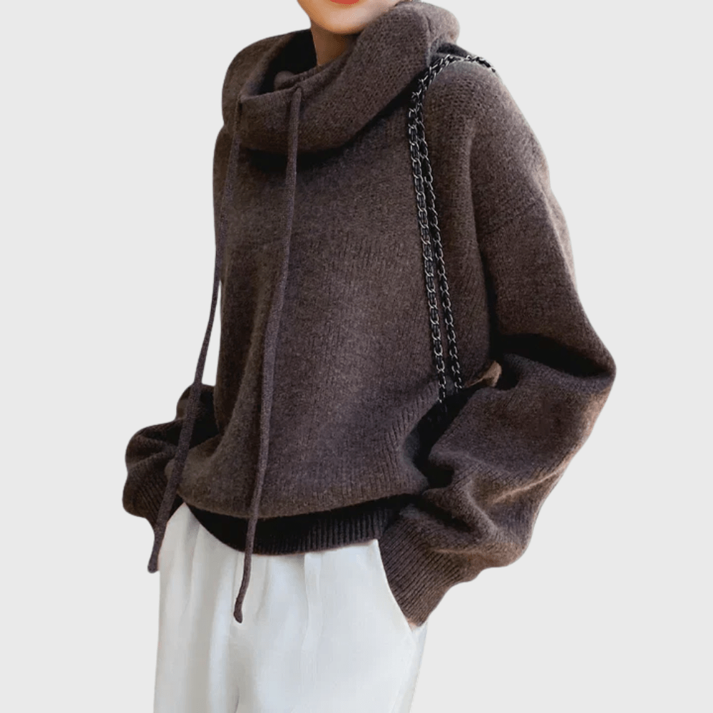 MARZIA™|FELPA CON CAPPUCCIO - vittoria stile
