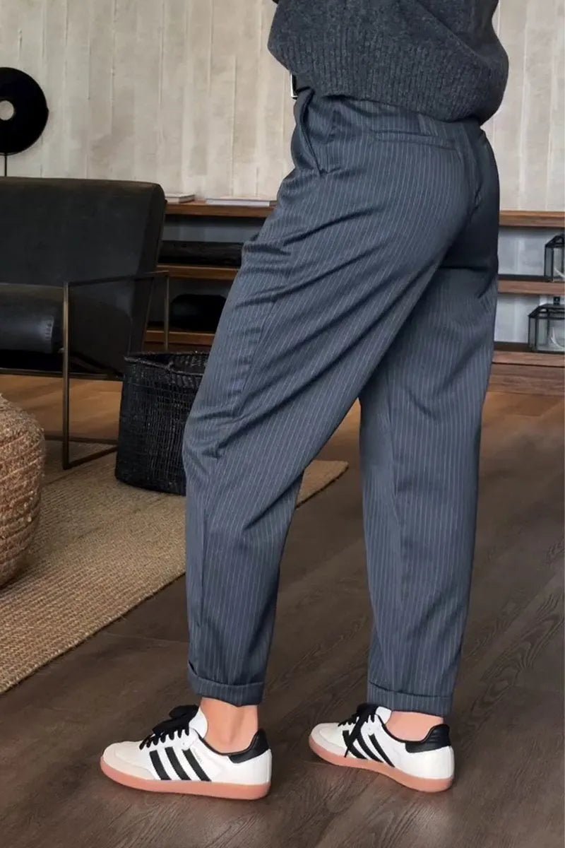 MATHILDA | ELEGANTES MEDIAS QUE FAVORECEN LA FIGURA CON RAYAS - vittoria stile