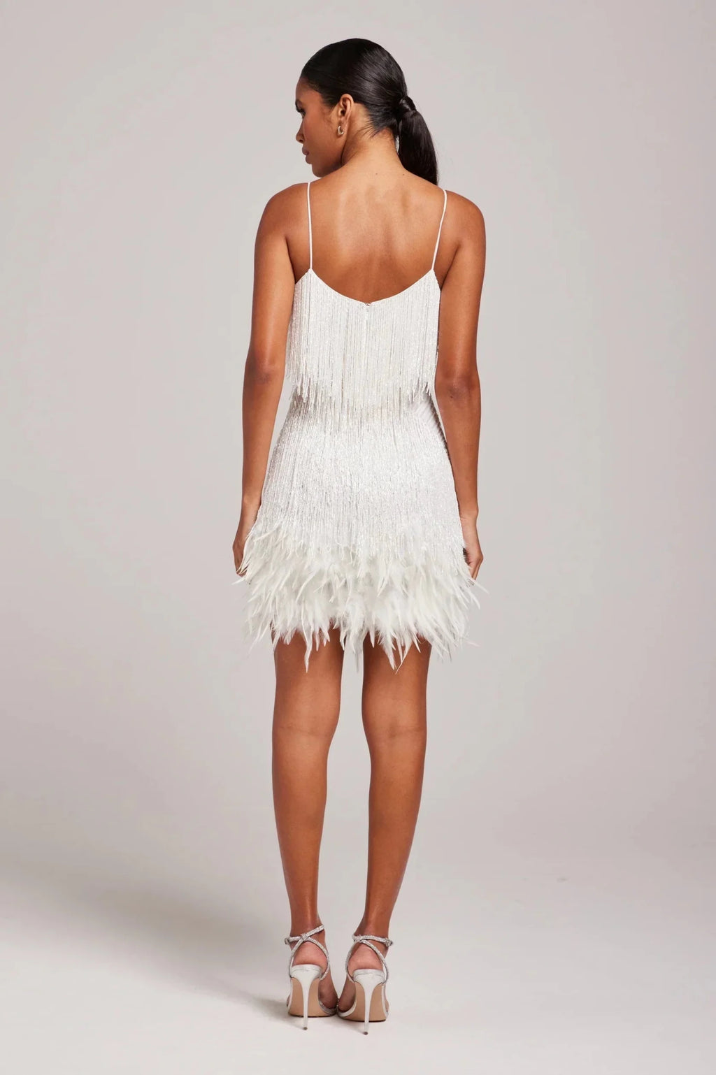 MIRELLA|MINI ABITO CON PIUME - vittoria stile