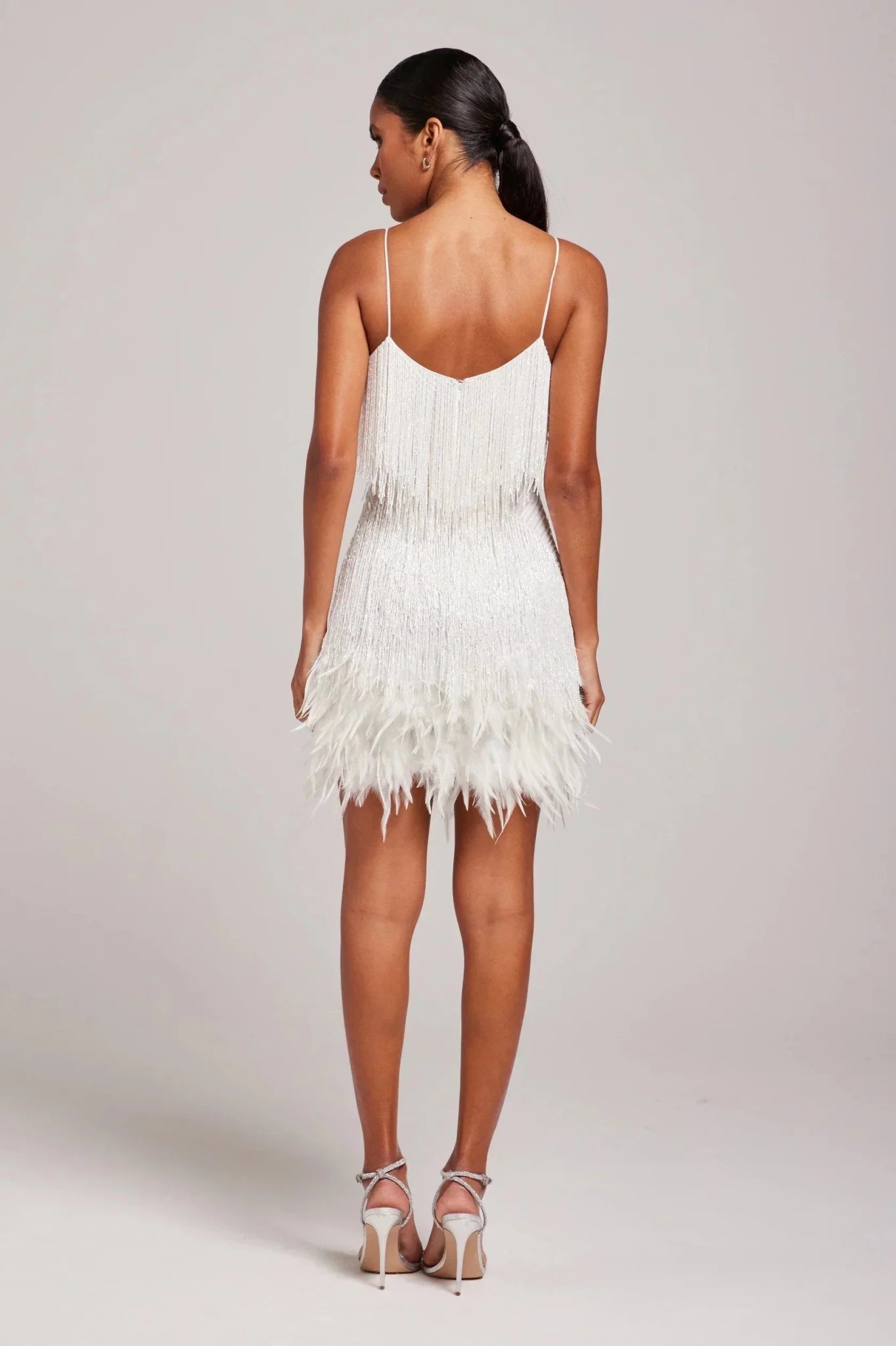 MIRELLA|MINI ABITO CON PIUME - vittoria stile