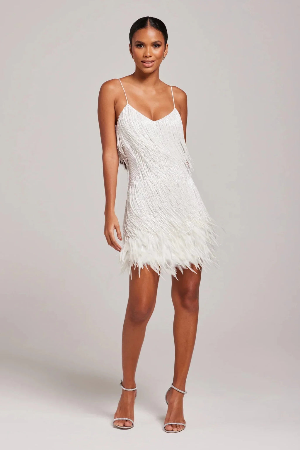 MIRELLA|MINI ABITO CON PIUME - vittoria stile
