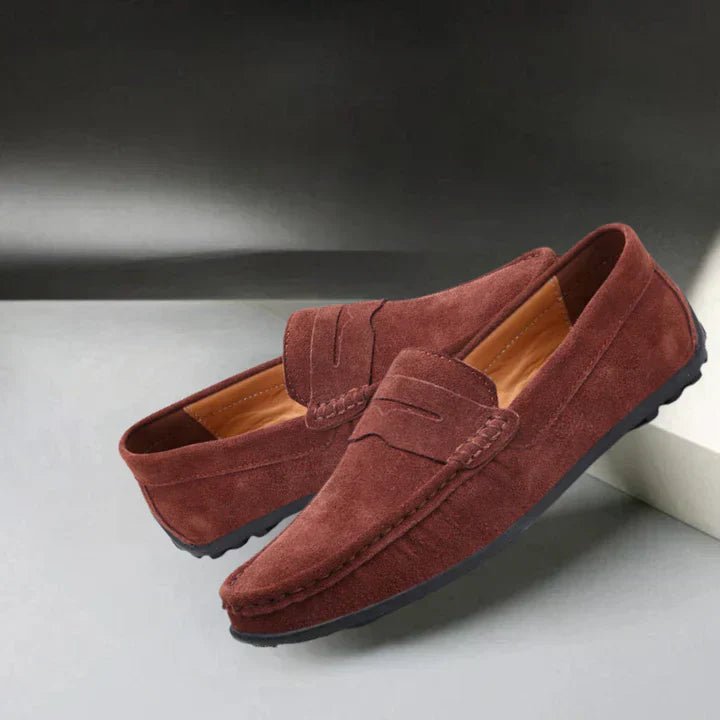 Mocasines de ante Lorenzo - vittoria stile