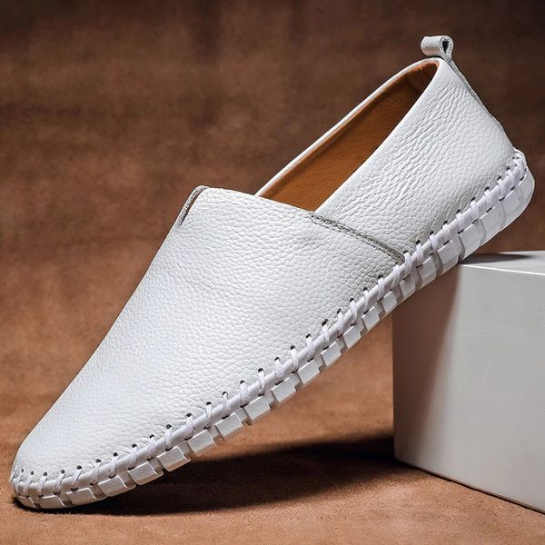 Mocasines de piel cosidos a mano - vittoria stile