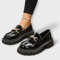 Mocasines de plataforma para mujer con hebilla - vittoria stile
