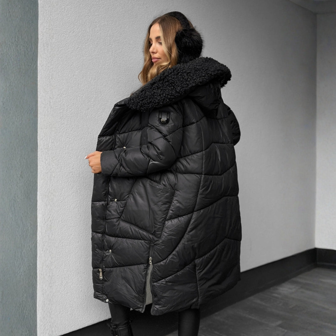 Naomi | Abrigo de Invierno Aislado de Corte Largo - vittoria stile