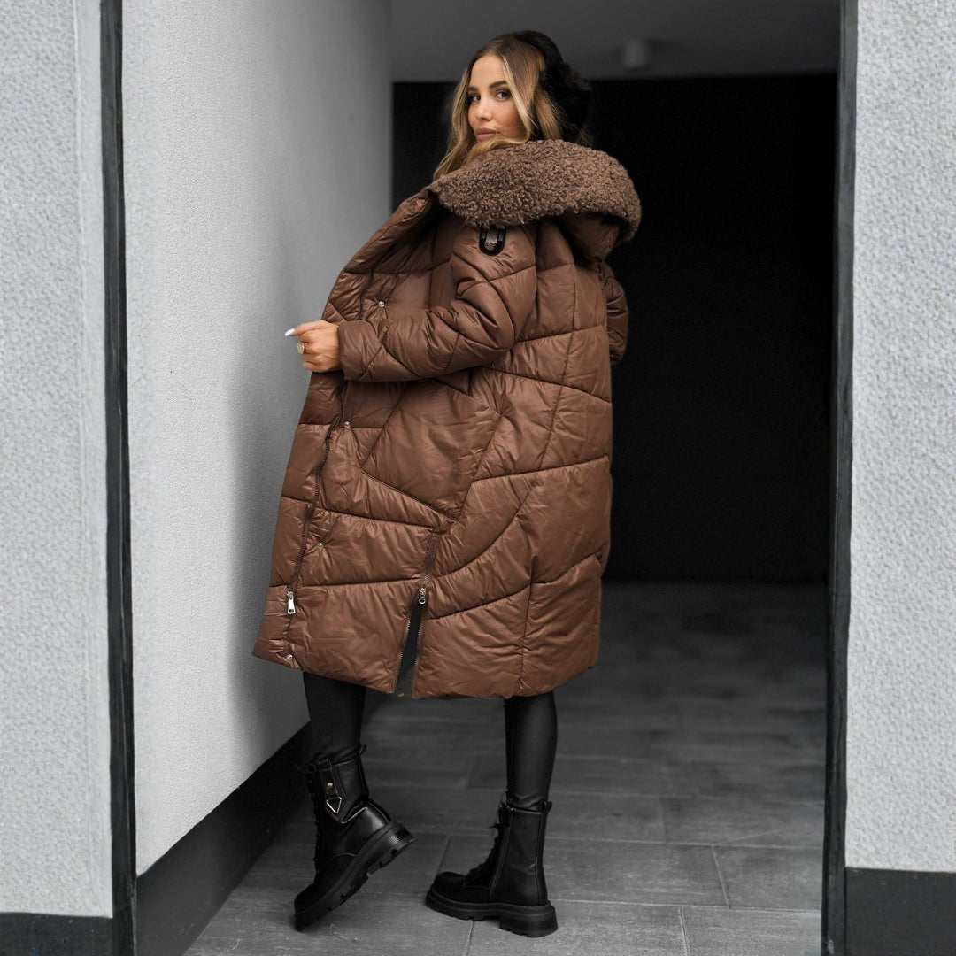 Naomi | Abrigo de Invierno Aislado de Corte Largo - vittoria stile