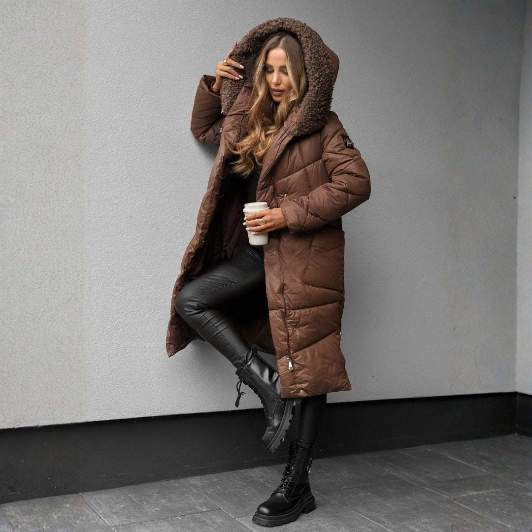 Naomi | Abrigo de Invierno Aislado de Corte Largo - vittoria stile