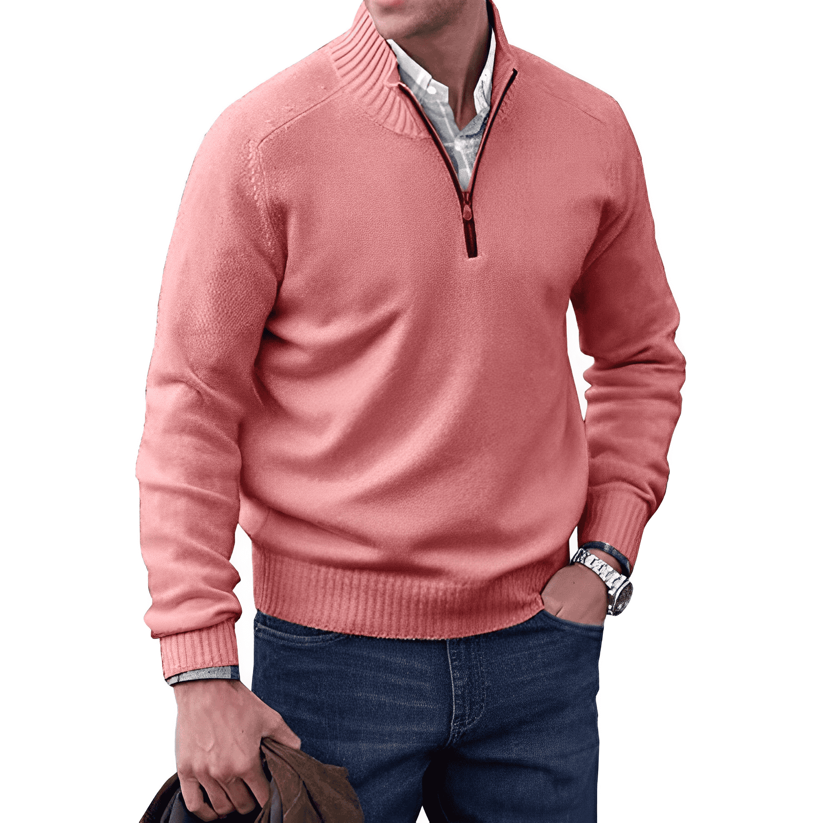 Nicolas™ - Pullover mit Reißverschluss - vittoria stile