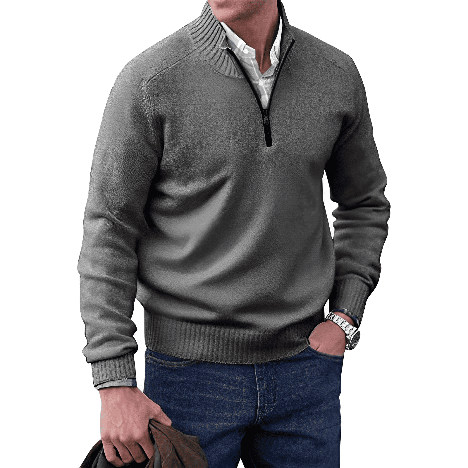 Nicolas™ - Pullover mit Reißverschluss - vittoria stile