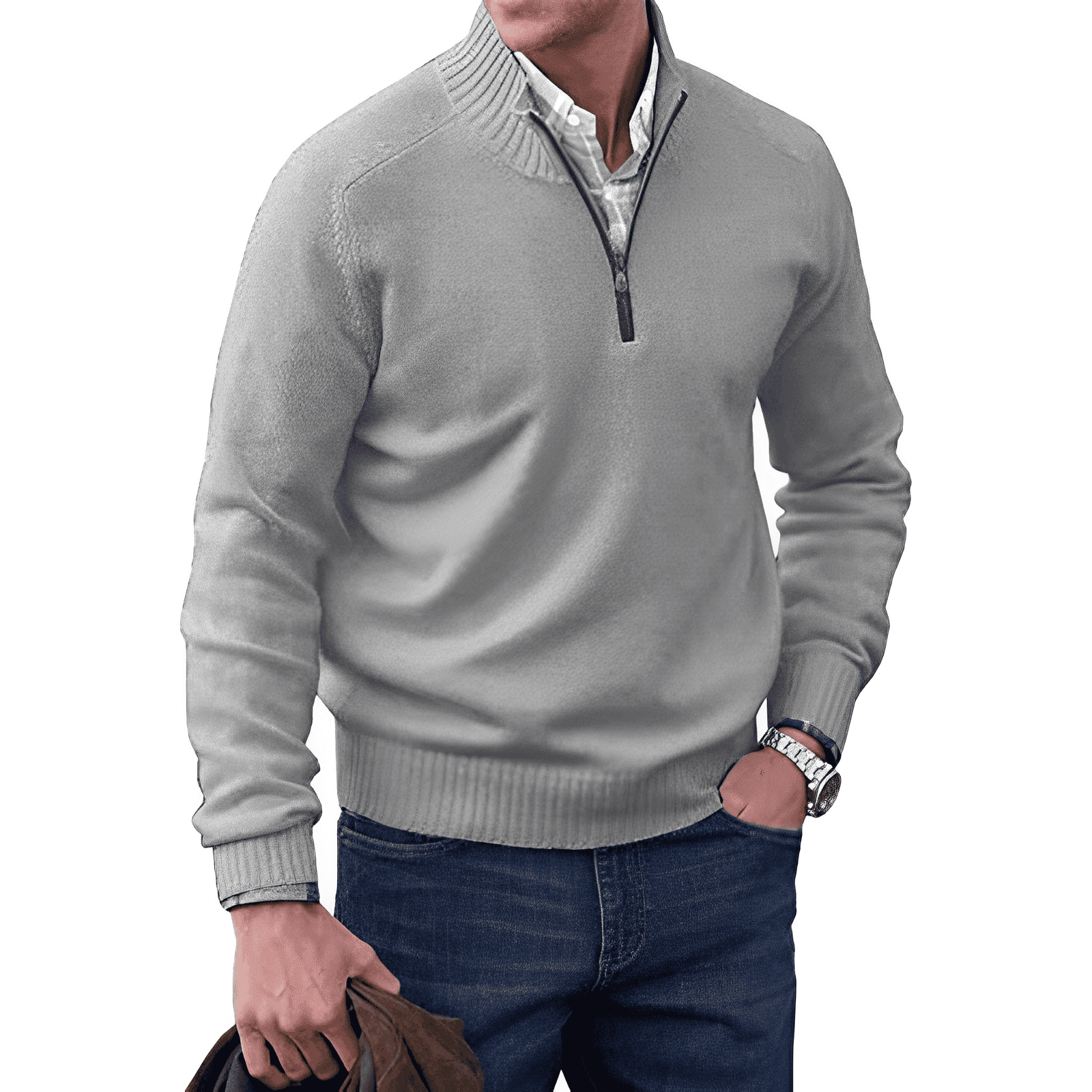 Nicolas™ - Pullover mit Reißverschluss - vittoria stile
