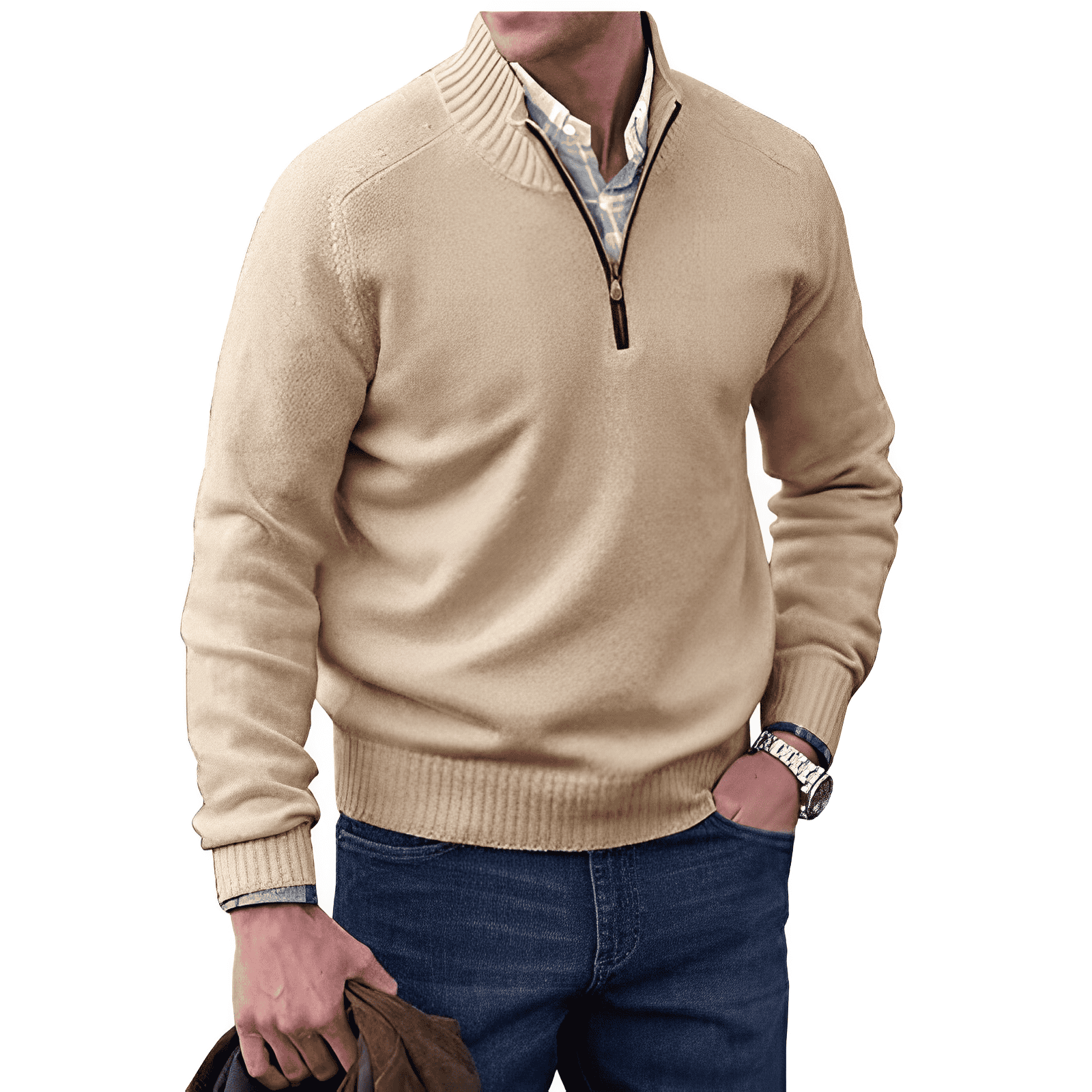 Nicolas™ - Pullover mit Reißverschluss - vittoria stile