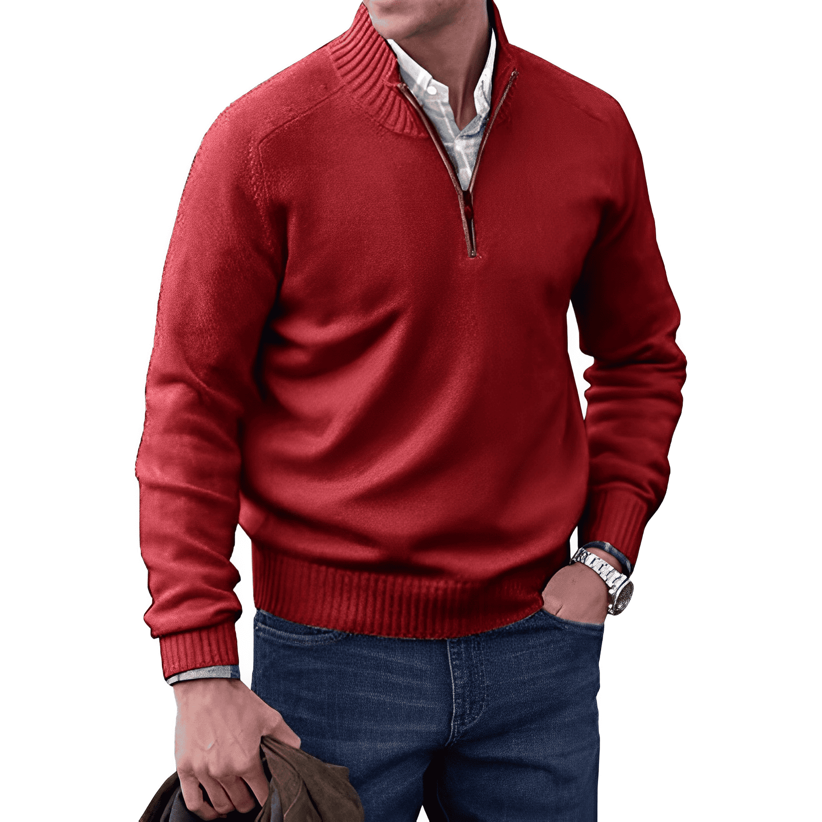 Nicolas™ - Pullover mit Reißverschluss - vittoria stile