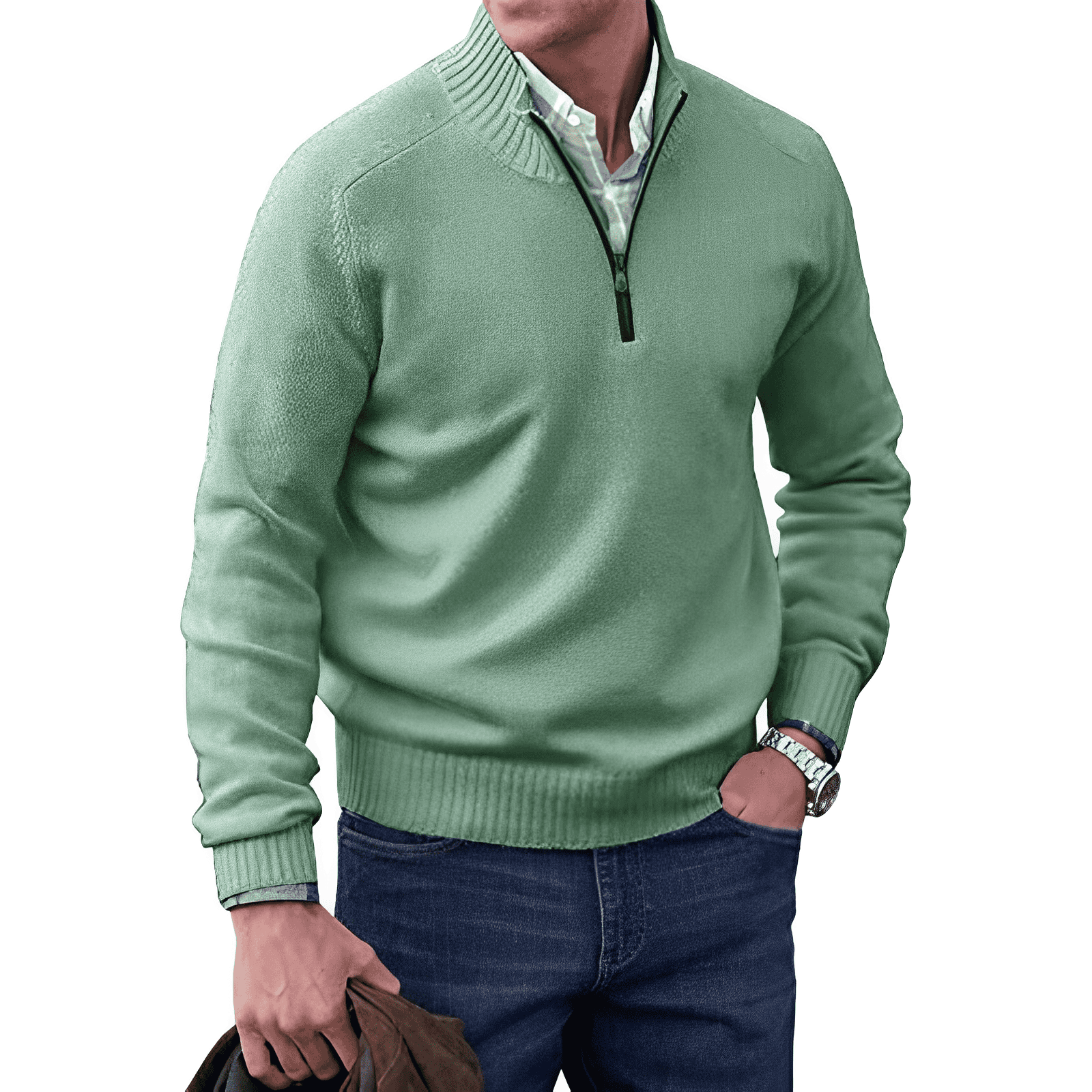 Nicolas™ - Pullover mit Reißverschluss - vittoria stile