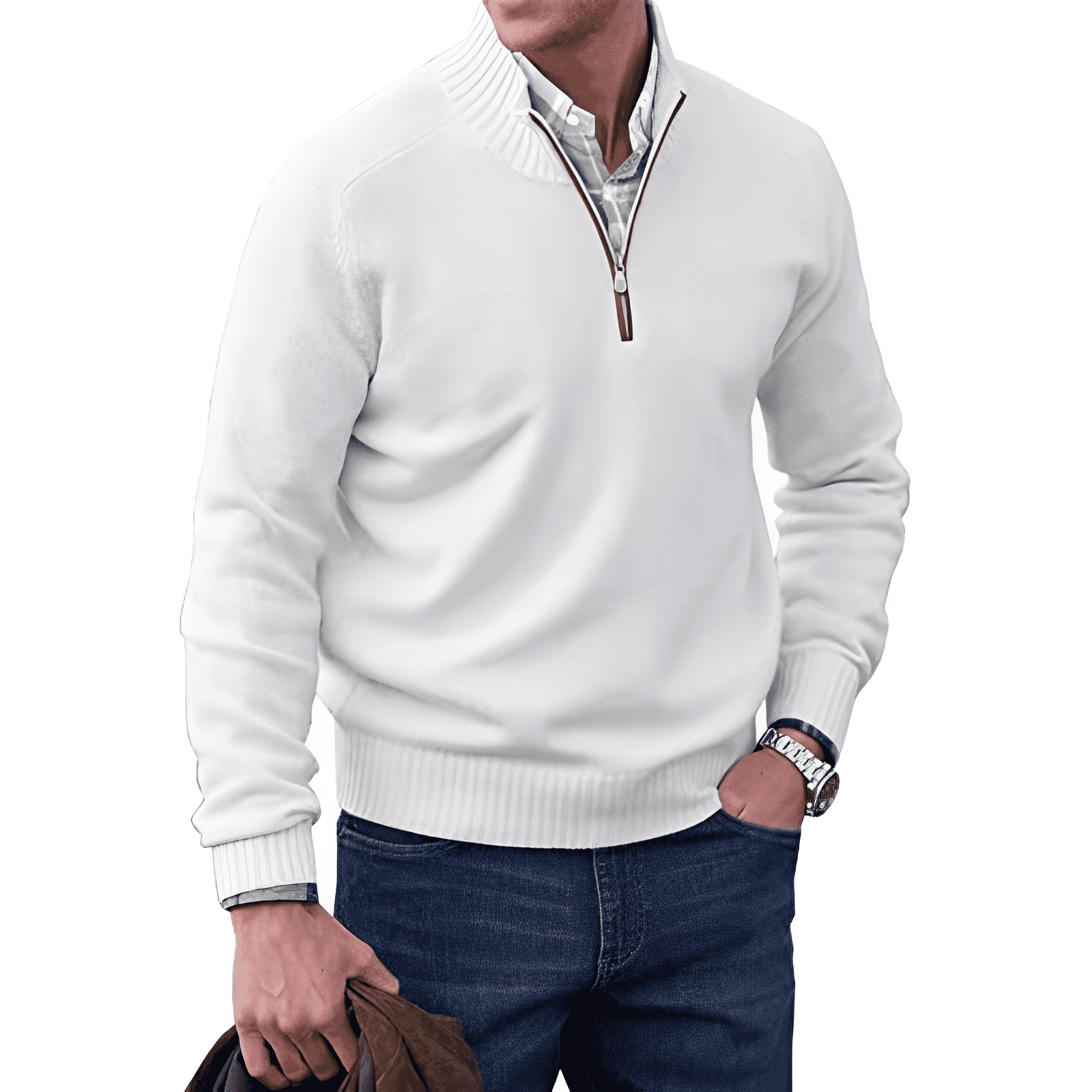 Nicolas™ - Pullover mit Reißverschluss - vittoria stile