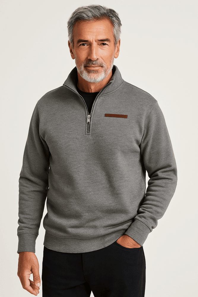 Nicolás | Suéter de felpa casual para hombres - vittoria stile
