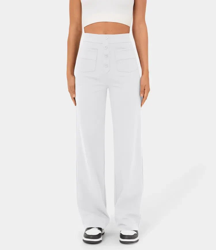 Nina | Pantalón elástico de cintura alta - vittoria stile