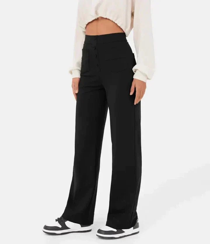 Nina | Pantalón elástico de cintura alta - vittoria stile