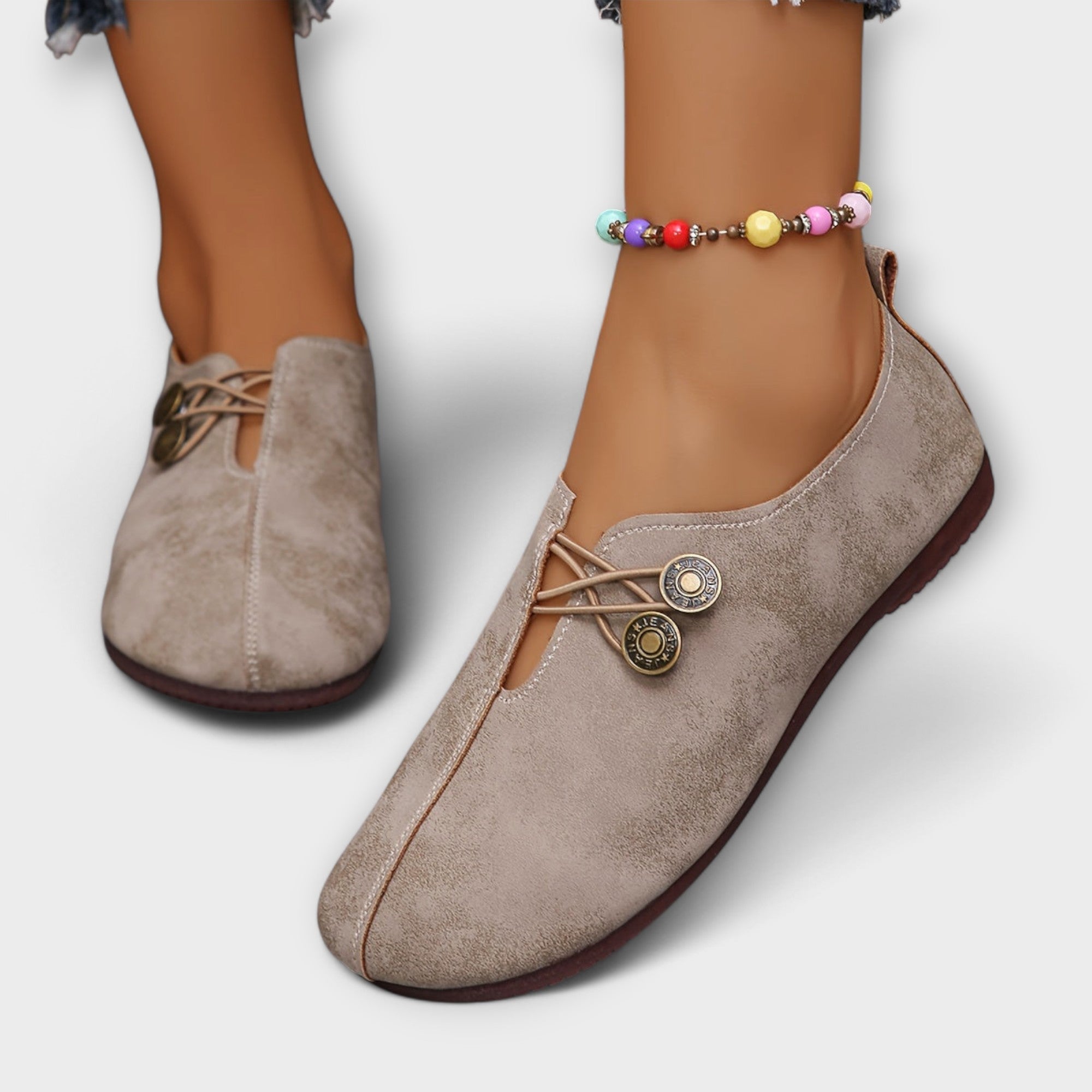 Noira - Mocasín de ante - vittoria stile